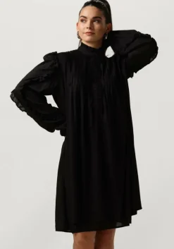 zwarte est'seven mini jurk lizzy long dress