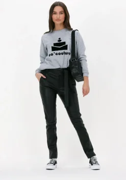 EST'SEVEN e est'seven pantalon est'paper bag stretch leather><noscript><img width=