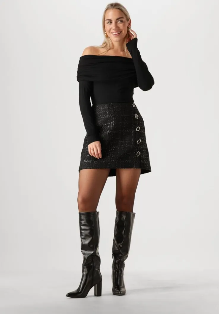 zwarte fabienne chapot minirok dionne skirt