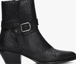 zwarte floris van bommel enkellaarsjes sfw-50051