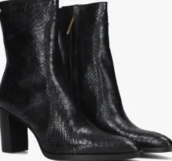 zwarte fred de la bretoniere enkellaarsjes paige ankle boot