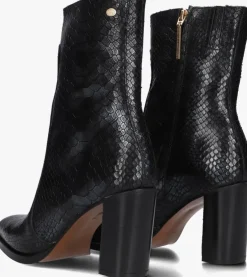 zwarte fred de la bretoniere enkellaarsjes paige ankle boot