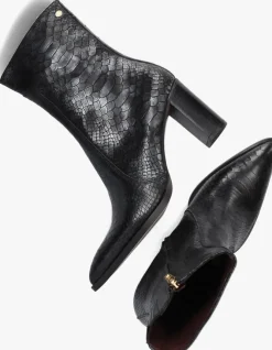 zwarte fred de la bretoniere enkellaarsjes paige ankle boot