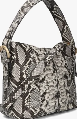 FRED DE LA BRETONIERE e handtas lindi bucket bag python printed leather>DAMES Handtassen