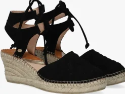 zwarte fred de la bretoniere espadrilles 153010202