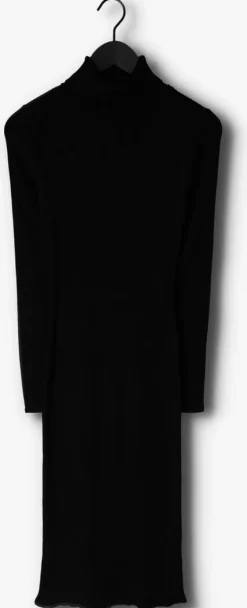 zwarte freebird midi jurk britney dress