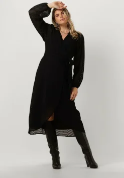 zwarte freebird midi jurk wv-zigzag-jacq-pes-23-3-1