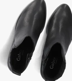 zwarte gabor enkellaarsjes 682