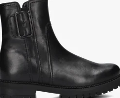 zwarte gabor enkellaarsjes 724.2