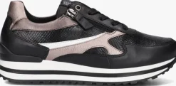 zwarte gabor lage sneakers 526