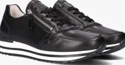 zwarte gabor lage sneakers 528