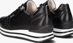 zwarte gabor lage sneakers 528