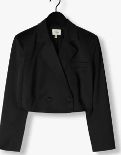 zwarte gestuz blazer yacminegz short blazer