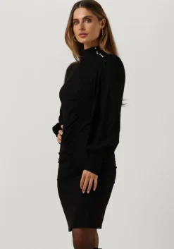 GESTUZ e midi jurk rifagz button puff dress>DAMES Jurken