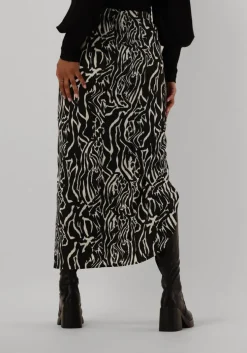 zwarte gestuz midirok brayagz p hw skirt