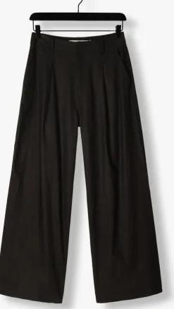 zwarte gestuz pantalon elarahgz linen hw pants