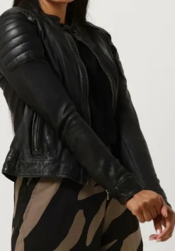 GOOSECRAFT e leren jas biker128><noscript><img width=