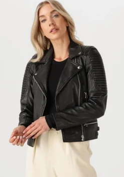 GOOSECRAFT e leren jas biker116>DAMES Jassen