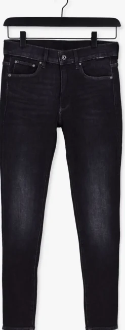 zwarte g-star raw skinny jeans 3301 skinny wmn