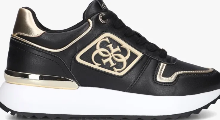 zwarte guess lage sneakers koyaa