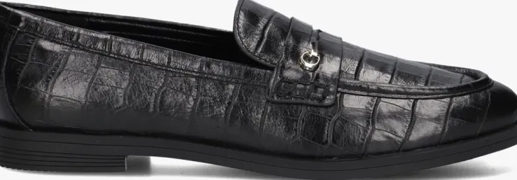 zwarte guess loafers sadien