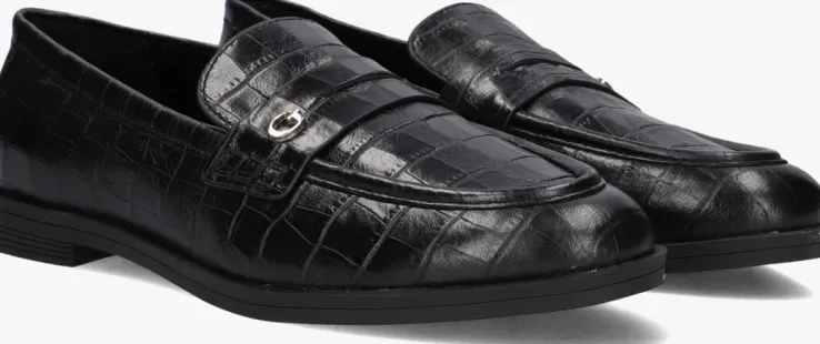 zwarte guess loafers sadien