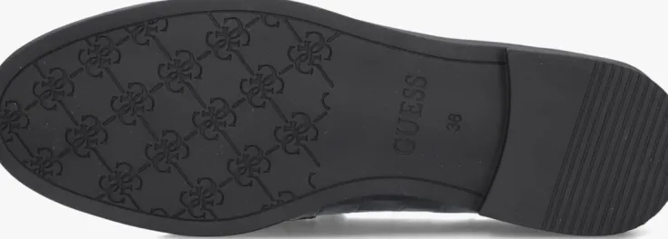 zwarte guess loafers sadien