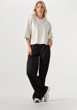 zwarte haute l'amitié joggingbroek baggy track tall pants