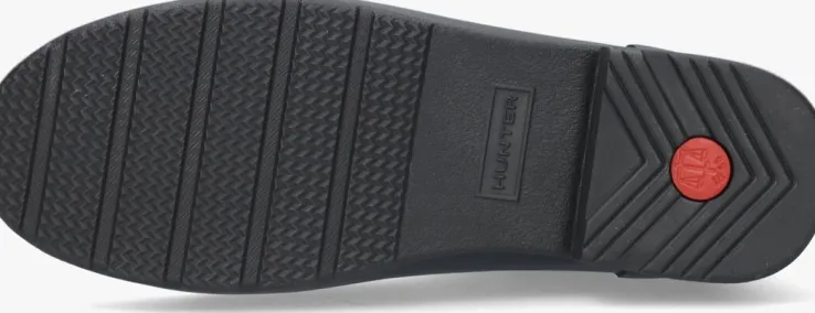 zwarte hunter regenlaarzen womens refined chelsea