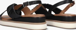 zwarte inuovo platte sandalen 113059-1