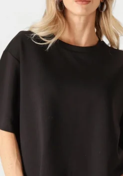 zwarte inwear t-shirt pannelw oversize shirt