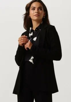 zwarte jansen amsterdam blazer hv242 blazer with long sleeve