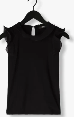 JANSEN AMSTERDAM e top v309 top sleeveless with ruffle details><noscript><img width=