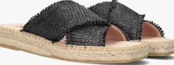 zwarte kanna slippers kv22056