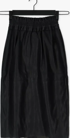 zwarte knit-ted midirok amira skirt
