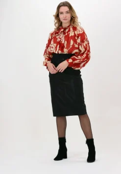 zwarte knit-ted midirok amira skirt