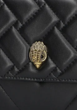 zwarte kurt geiger london schoudertas kensington chain wallet