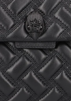zwarte kurt geiger london schoudertas kensington bag drench
