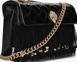 KURT GEIGER LONDON e schoudertas kensington fringe bag>DAMES Schoudertassen