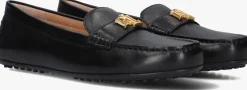 zwarte lauren ralph lauren mocassins barnsbury flats