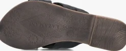 zwarte lazamani slippers 33.530