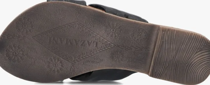zwarte lazamani slippers 33.530
