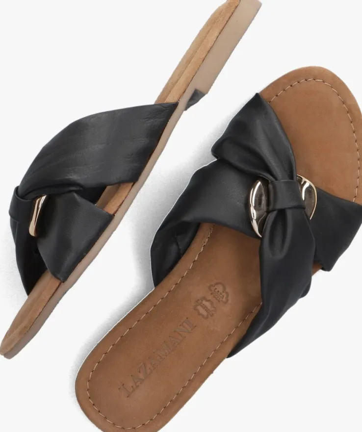 zwarte lazamani slippers 33.530