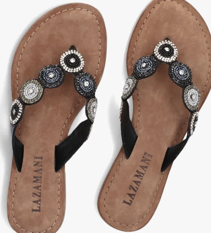 zwarte lazamani teenslippers 75.451