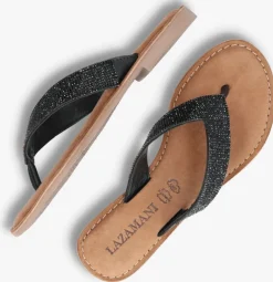 zwarte lazamani teenslippers 75.803