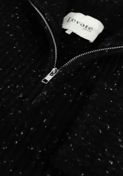 zwarte levete room mini jurk oleen 1