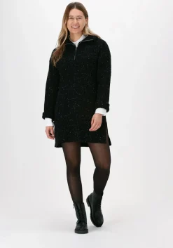 zwarte levete room mini jurk oleen 1