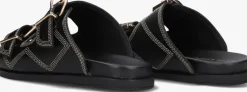 LINA LOCCHI e slippers led 2 band slipper met stiksels><noscript><img width=