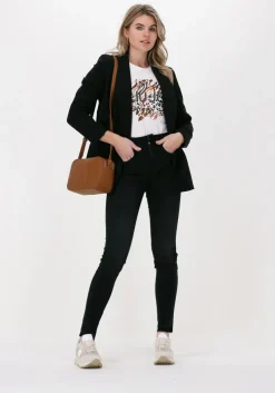 zwarte liu jo blazer giacca lunga festival