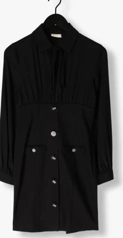 zwarte liu jo mini jurk 3.0 abito punto milano